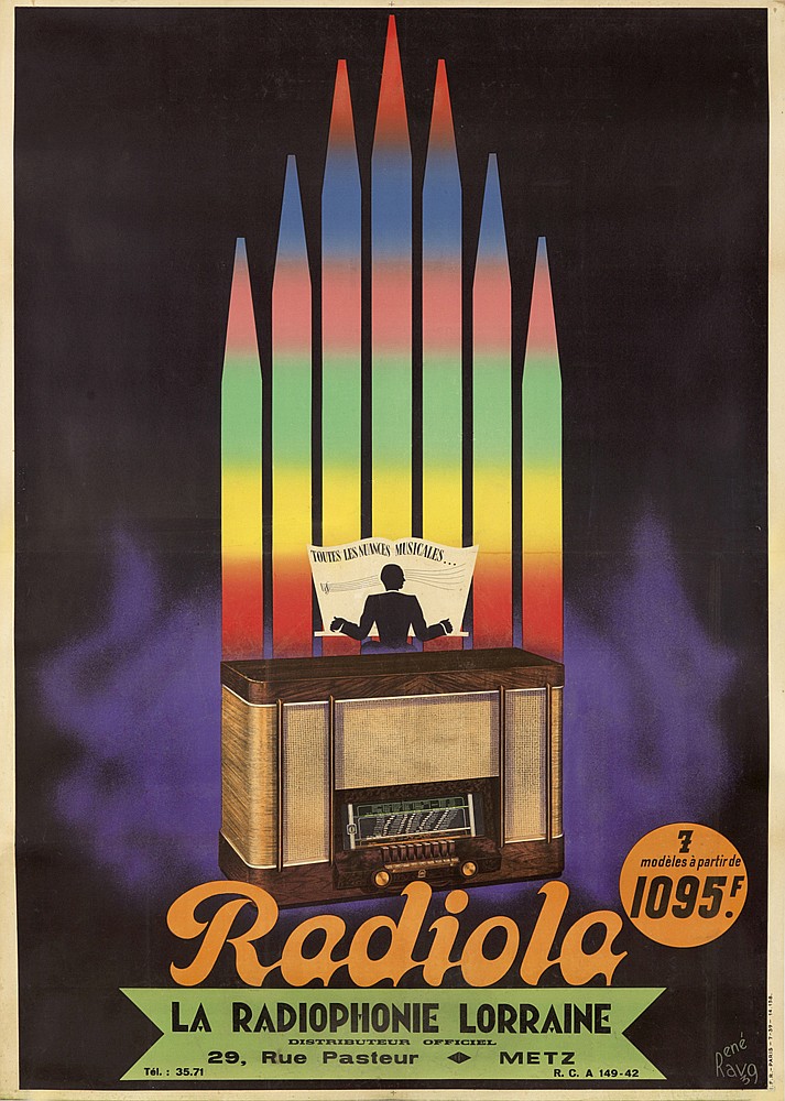 Radiola La Radiophone Lorraine, rainbow organ