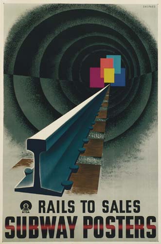 Rails to Sales Subway Posters, railroad