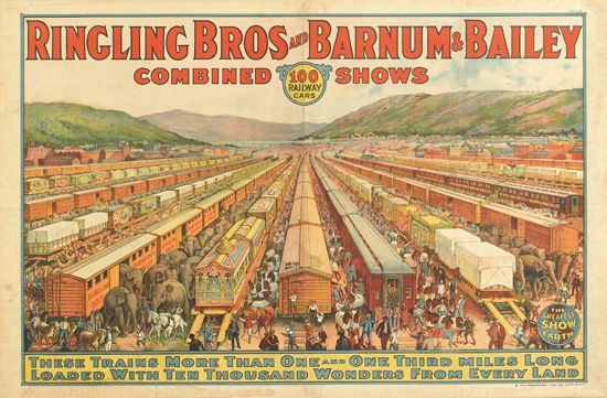 Ringling Bros and Barnum and Bailey Combined Shows, trains