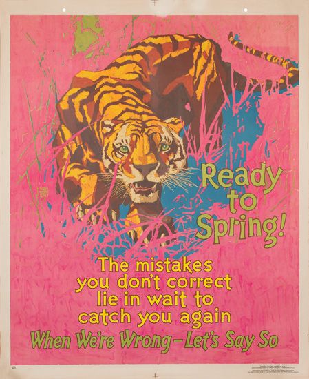 Ready to Spring, tiger, pink grass