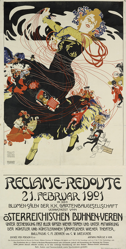 Reclame Redoute, woman in black