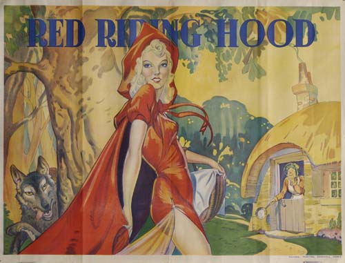 Red Riding Hood, woman in red