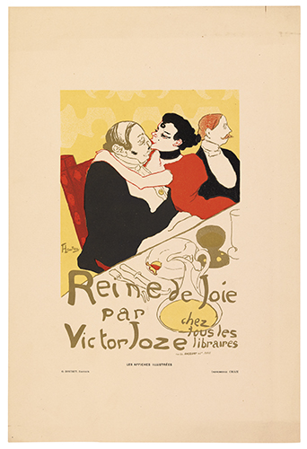 Reine de Joie par Victor Joze, woman kisses man
