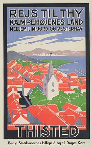 Rejs Til Thy, red houses