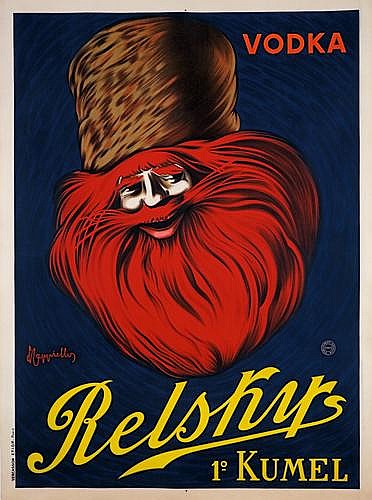 Relskys Vodka, man with red beard