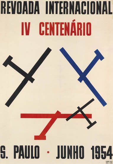 Revoada Internacional iv Cenenario, white poster, planes