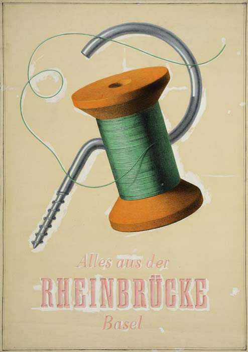 Rheinbrucke Basel, thread