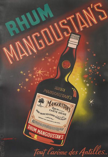 Rhum Mangoustan’s, bottle