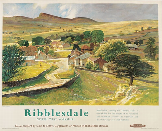 Ribblesdale North West Yorkshire, fields
