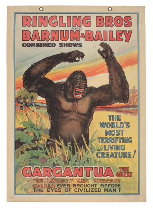 Ringling Bros and Barnum and Bailey Combined Shows, Gargantua, gorilla