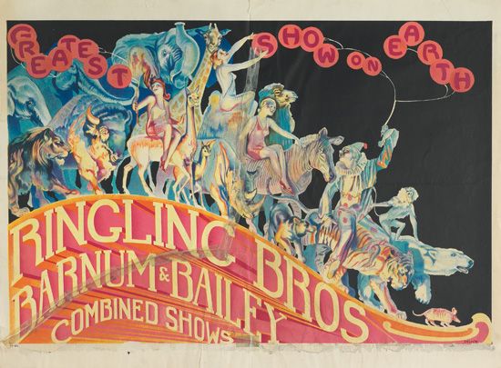 Ringling Bros Barnum and Bailey Combined Shows, women in pink