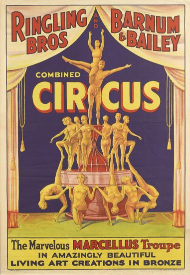 Ringling Bros and Barnum and Bailey Combined Circus, Marcellus Troupe, women acrobats
