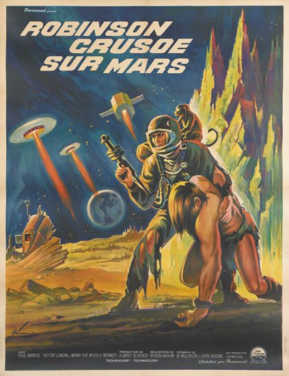 Robinson Crusoe Sur Mars, spaceman