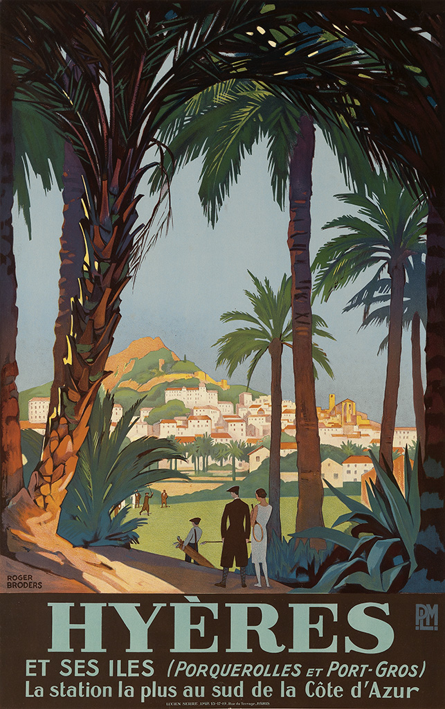 Hyeres, palm trees