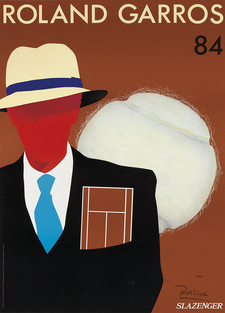 Roland Garros 84, brown poster