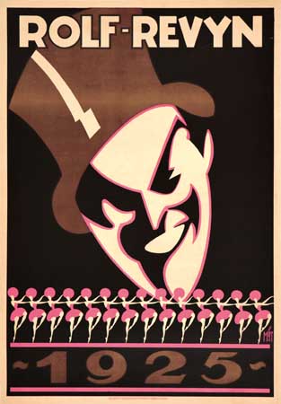 Rolf Revyn 1925, man in hat