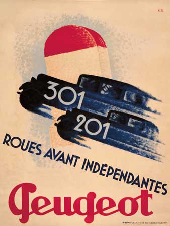 Peugeout Roues Avant, cars racing