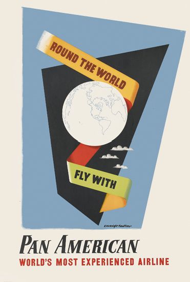 Pan American, World’s Most Experienced Airlines, globe