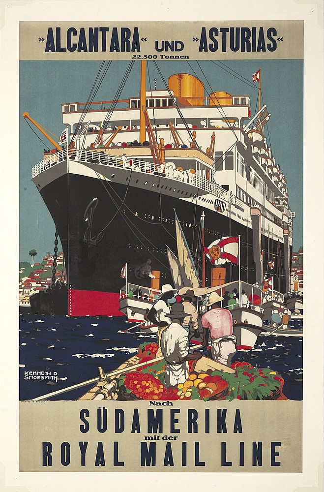 Sudamerika Royal Mail Line, black ship