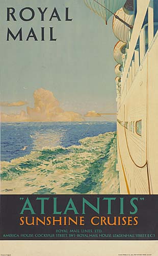 Atlantia Sunshine Cruises Royal Mail, white ship
