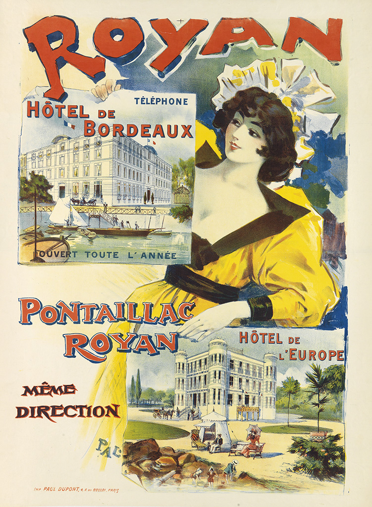 Royal Hotel de Bordeaux, woman in yellow