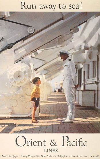 Orient and Pacific Lines, sailor and boy