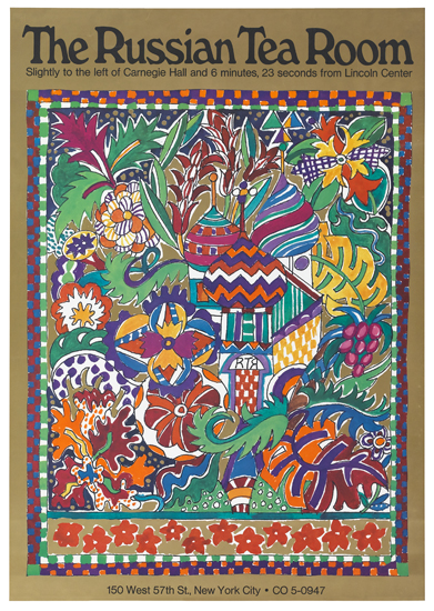 Russian Tea Room, mosaic, Carnegie Hall