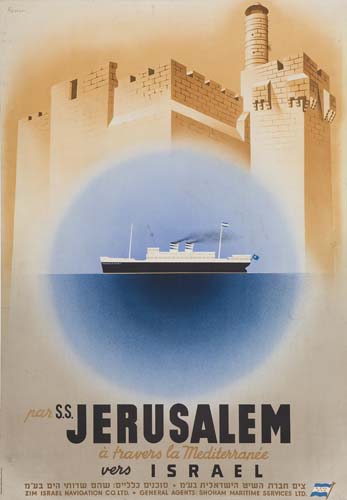 SS Jerusalem vers Israel, buildings