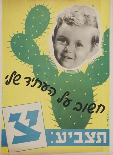 Baby’s face on cactus