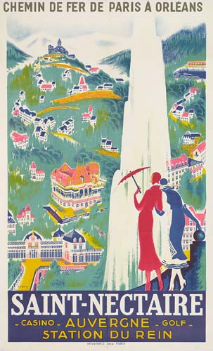 Saint Nectaire, fountain