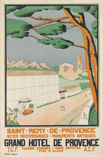 Grand Hotel de Provence, tree and white building