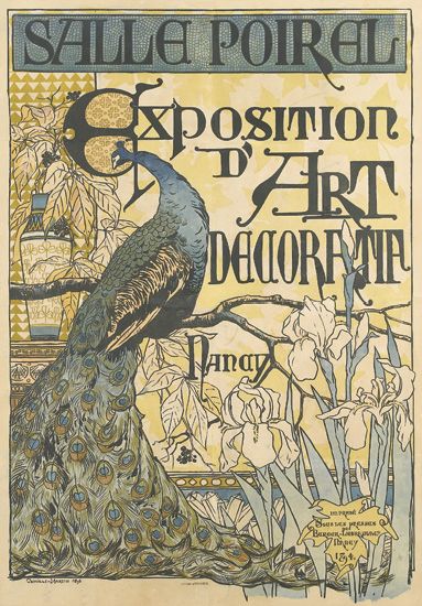 Exposition D’Art Decoratif, Salle Poirel, peacock
