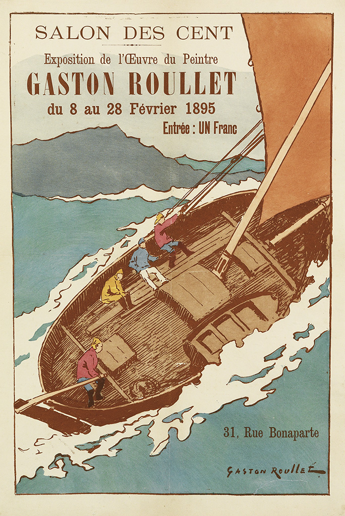 Salon des Cent Gaston Roullet, wooden ship
