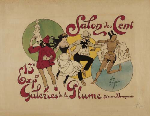 Salon des Cent, dancing couples