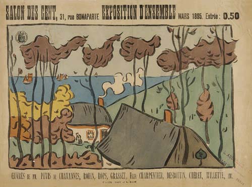 Salon des Cent, Exposition D’Ensemble Mars, trees