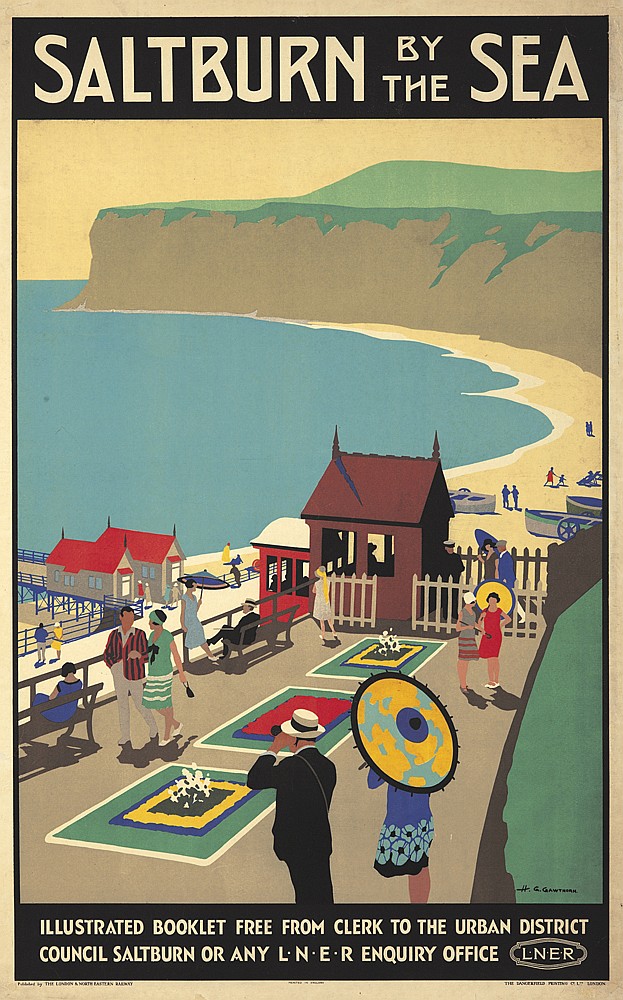 Saltburn by the Sea, LNER, shoreline