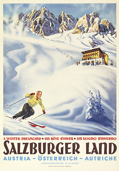 Salzburger Land, skier