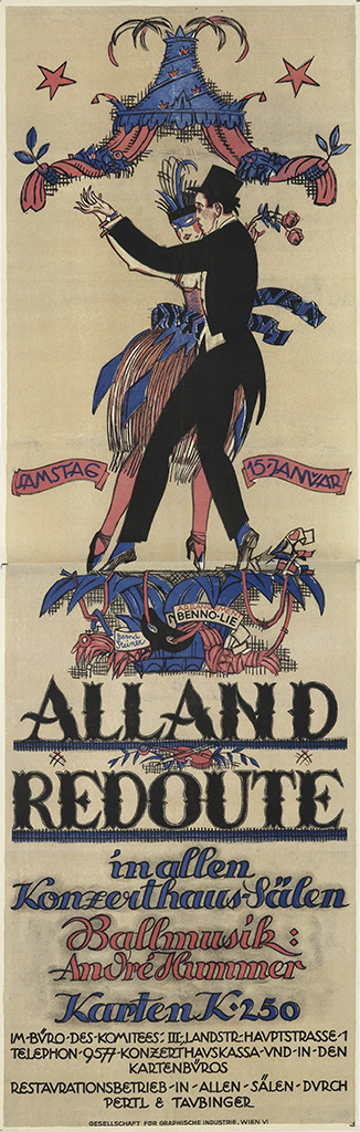 Alland Redoute, long poster, couple dancing