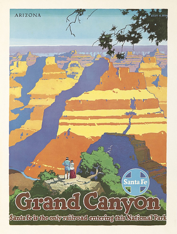 Santa Fe, Grand Canyon drawing