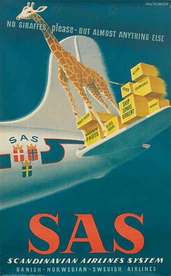Scandinavian Airlines System, giraffe