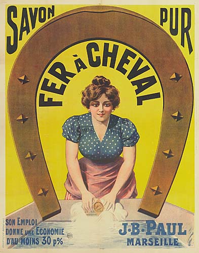 Fer a Cheval, woman doing laundry