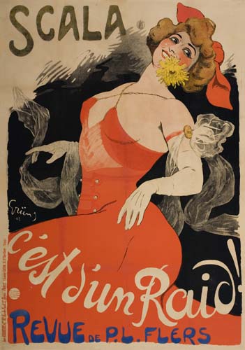 Scala C’Est d’un Raid, woman in red