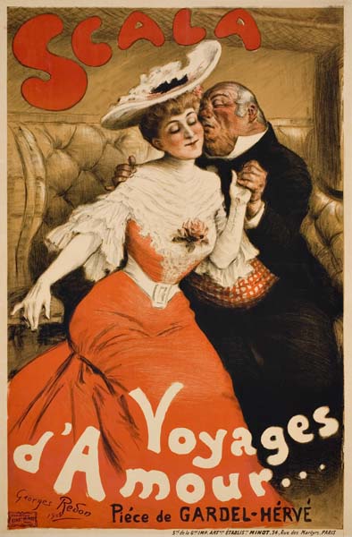 Scala Voyages d’Amour, woman in red