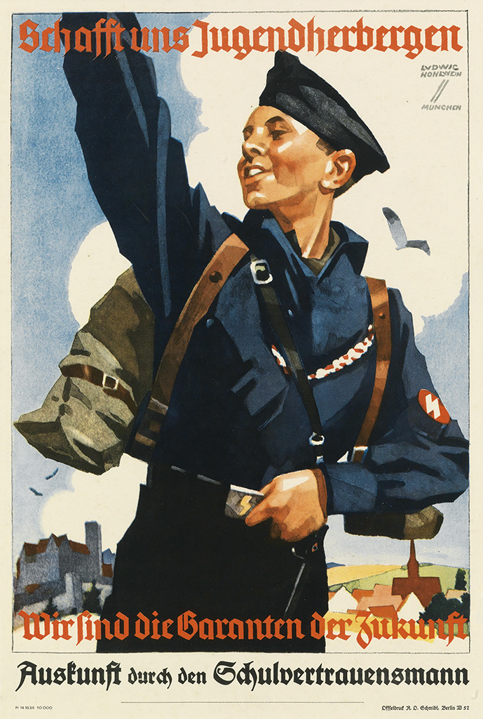 Wirfind die Garanten der Zukunft, soldier in blue