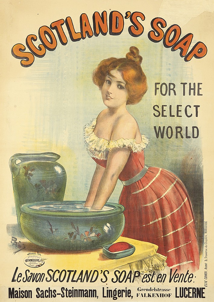 Scotland’s Soap, woman in red