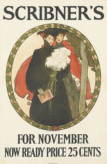 Scribner’s for November, woman in black