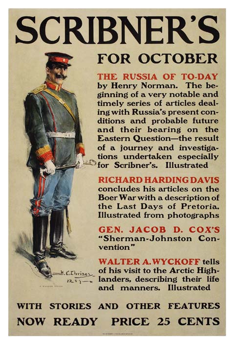 Scribner’s for October the Russia of Today, soldiers