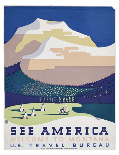 See America Welcome to Montana, mountain