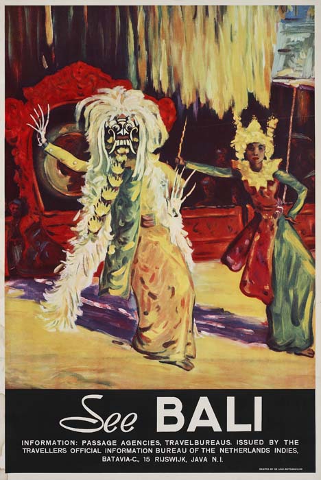 See Bali, woman in headdress