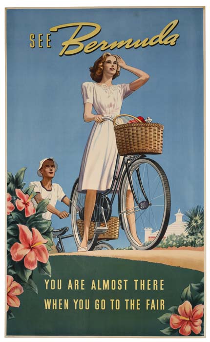 See Bermuda, You Are Almost There, couple ride bicycles